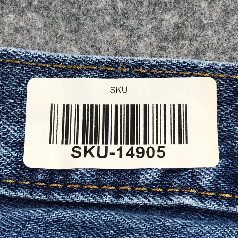 Levi's Mens 501 Original Fit Jeans 34x34 Blue Button Fly Straight Leg Denim